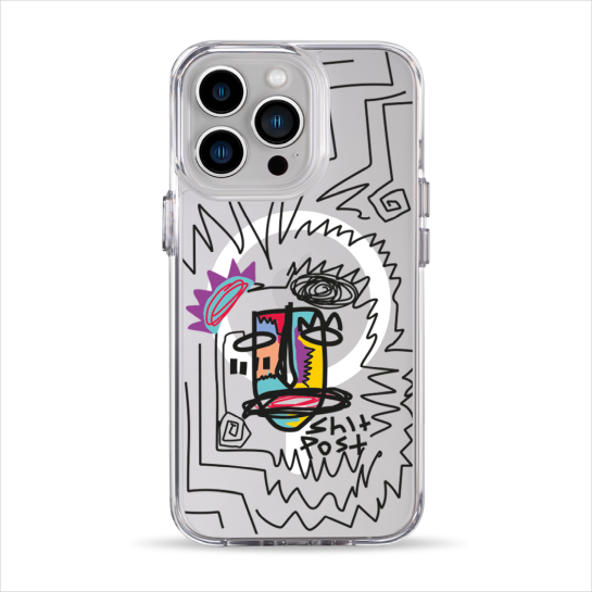 Чехол Pump Clear Case with MagSafe for iPhone 13 Pro Shit Post - цена, характеристики, отзывы, рассрочка, фото 1