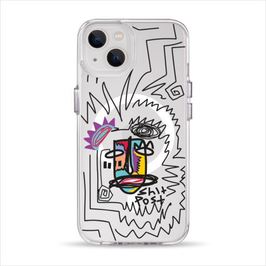 Чохол Pump Clear Case with MagSafe for iPhone 13 Shit Post - ціна, характеристики, відгуки, розстрочка, фото 1