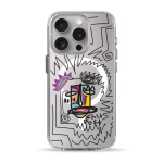 Чехол Pump Clear Case with MagSafe for iPhone 15 Pro Shit Post