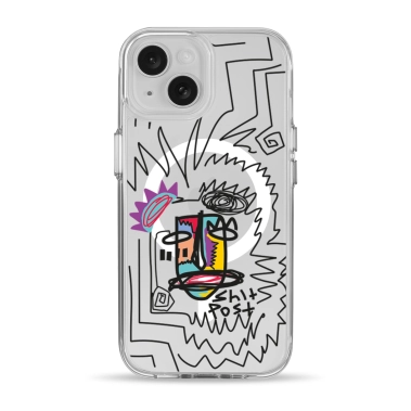 Чохол Pump Clear Case with MagSafe for iPhone 15 Shit Post - цена, характеристики, отзывы, рассрочка, фото 1