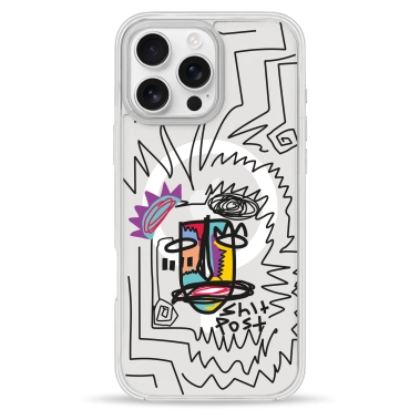 Чехол Pump Clear Case with MagSafe for iPhone 16 Pro Max Shit Post - цена, характеристики, отзывы, рассрочка, фото 1