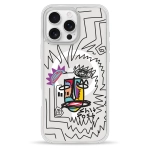 Чехол Pump Clear Case with MagSafe for iPhone 16 Pro Shit Post