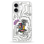 Чехол Pump Clear Case with MagSafe for iPhone 16 Shit Post