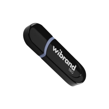 Флеш память Wibrand Panther USB 2.0 16GB Black - цена, характеристики, отзывы, рассрочка, фото 1
