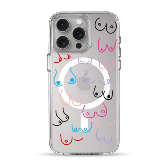 Чехол Pump Clear Case with MagSafe for iPhone 15 Pro Max Sisi