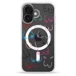 Чехол Pump Clear Case with MagSafe for iPhone 16 Sisi