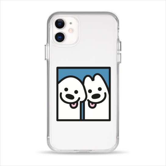 Чехол Pump Clear Case for iPhone 11 Pro Max Sobaky - цена, характеристики, отзывы, рассрочка, фото 1