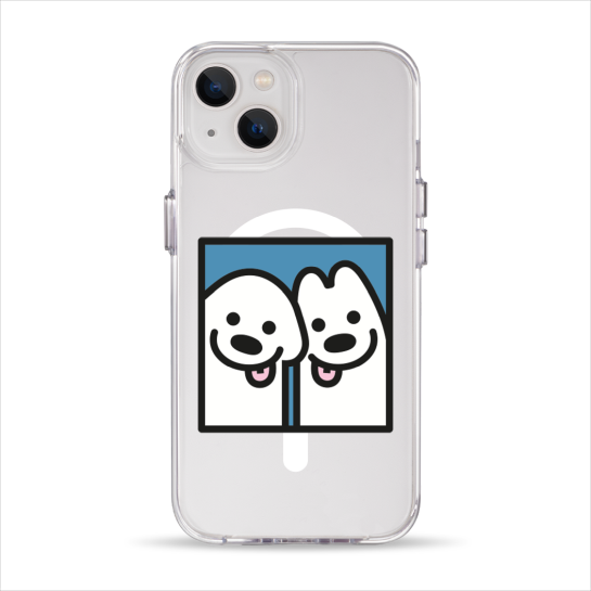 Чехол Pump Clear Case with MagSafe for iPhone 13 Sobaky - цена, характеристики, отзывы, рассрочка, фото 1