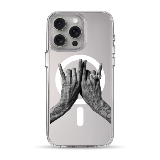 Чохол Pump Clear Case with MagSafe for iPhone 15 Pro Max Swag