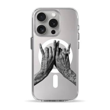 Чохол Pump Clear Case with MagSafe for iPhone 15 Pro Swag - цена, характеристики, отзывы, рассрочка, фото 1