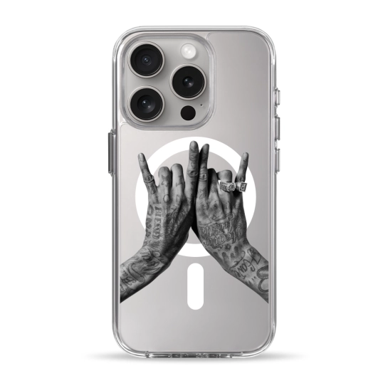 Чехол Pump Clear Case with MagSafe for iPhone 15 Pro Swag