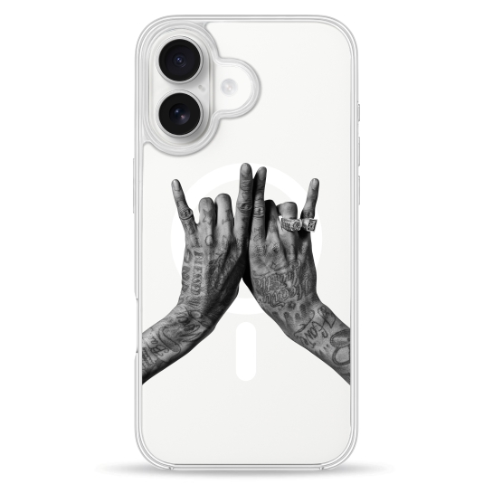 Чехол Pump Clear Case with MagSafe for iPhone 16 Swag - цена, характеристики, отзывы, рассрочка, фото 1