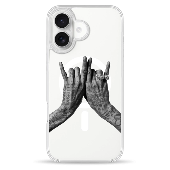 Чехол Pump Clear Case with MagSafe for iPhone 16 Swag