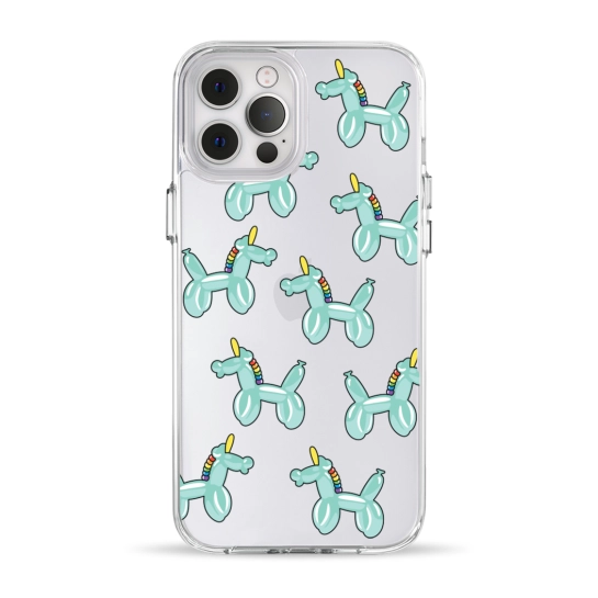 Чехол Pump Clear Case for iPhone 12 Pro Max Unicorn Baloon