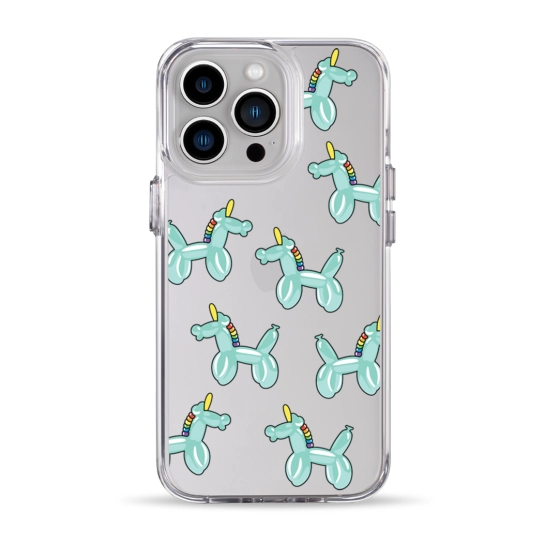 Чехол Pump Clear Case for iPhone 13 Pro Unicorn Baloon