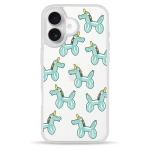 Чехол Pump Clear Case for iPhone 16 Unicorn Baloon