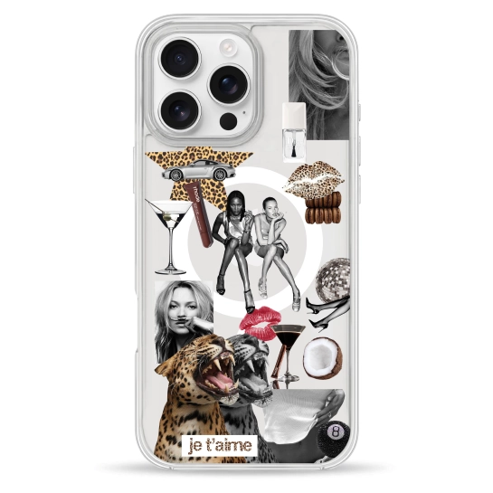 Чохол Pump Clear Case with MagSafe for iPhone 16 Pro Vision Board