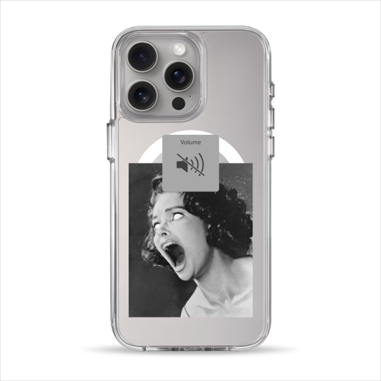 Чехол Pump Clear Case with MagSafe for iPhone 15 Pro Max Volume - цена, характеристики, отзывы, рассрочка, фото 1