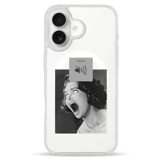 Чехол Pump Clear Case with MagSafe for iPhone 16 Volume