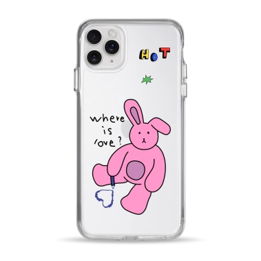 Чехол Pump Clear Case for iPhone 11 Pro Max Where is Love - цена, характеристики, отзывы, рассрочка, фото 1