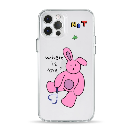 Чехол Pump Clear Case for iPhone 12/12 Pro Where is Love