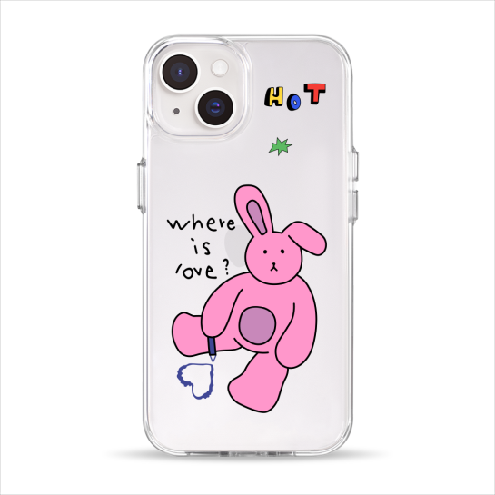 Чохол Pump Clear Case with MagSafe for iPhone 14 Where is Love - ціна, характеристики, відгуки, розстрочка, фото 1
