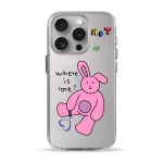 Чехол Pump Clear Case with MagSafe for iPhone 15 Pro Where is Love