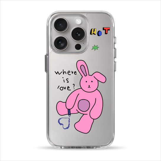 Чехол Pump Clear Case with MagSafe for iPhone 15 Pro Where is Love - цена, характеристики, отзывы, рассрочка, фото 1