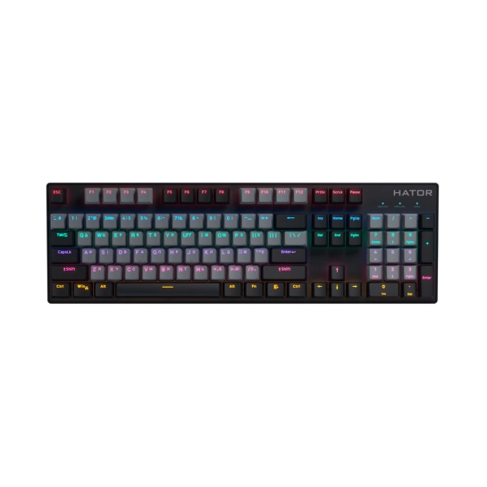 Клавиатура Hator Starfall Rainbow Origin Red (HTK-608-BGB)