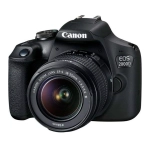 Фотоапарат зі змінним об'єктивом Canon EOS 2000D Kit 18-55mm DC III (2728C007)