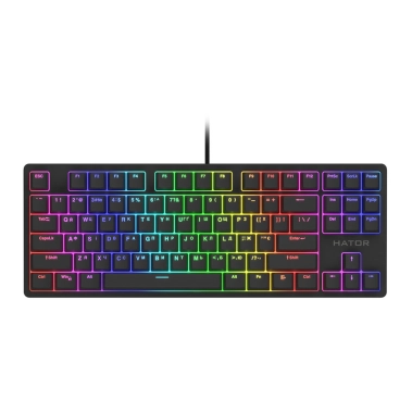 Клавиатура Hator Rockfall 2 Mecha TKL Orange Black (HTK-520) - цена, характеристики, отзывы, рассрочка, фото 1