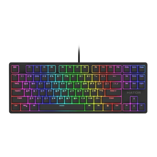 Клавиатура Hator Rockfall 2 Mecha TKL Orange Black (HTK-520)