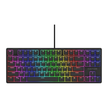Клавиатура Hator Rockfall 2 Optica TKL Black (HTK-730) - цена, характеристики, отзывы, рассрочка, фото 1