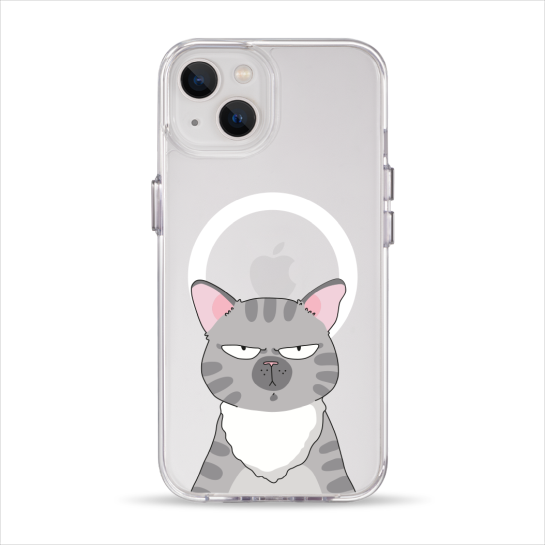 Чехол Pump Clear Case with MagSafe for iPhone 13 Cat think 2 - цена, характеристики, отзывы, рассрочка, фото 1