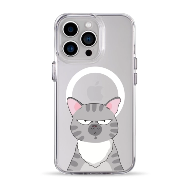 Чехол Pump Clear Case with MagSafe for iPhone 13 Pro Cat think 2 - цена, характеристики, отзывы, рассрочка, фото 1