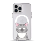Чохол Pump Clear Case with MagSafe for iPhone 13 Pro Max Cat think 2