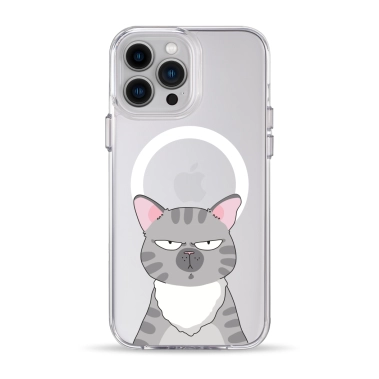 Чохол Pump Clear Case with MagSafe for iPhone 13 Pro Max Cat think 2 - цена, характеристики, отзывы, рассрочка, фото 1