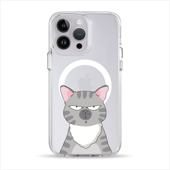 Чехол Pump Clear Case with MagSafe for iPhone 14 Pro Cat think 2 - цена, характеристики, отзывы, рассрочка, фото 1