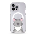 Чохол Pump Clear Case with MagSafe for iPhone 14 Pro Max Cat think 2