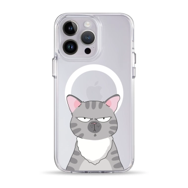 Чехол Pump Clear Case with MagSafe for iPhone 14 Pro Max Cat think 2 - цена, характеристики, отзывы, рассрочка, фото 1