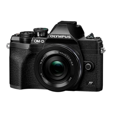 Фотоаппарат со сменным объективом Olympus OM-D E-M10 Mark IV Kit 14-42mm Black - цена, характеристики, отзывы, рассрочка, фото 1