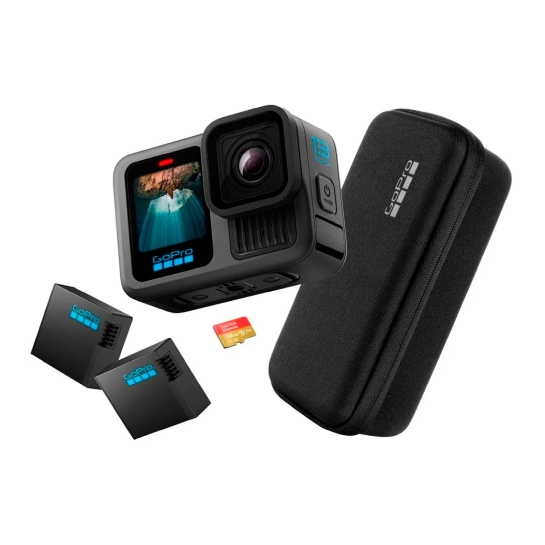 Екшн-камера GoPro HERO13 Black + Enduro + 128GB SD Card + Box (CHDCB-131-RT) - ціна, характеристики, відгуки, розстрочка, фото 1