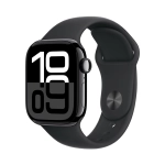 Б/У Apple Watch 10 46mm Jet Black Aluminium Case with Black Sport Band M/L (Отличное)