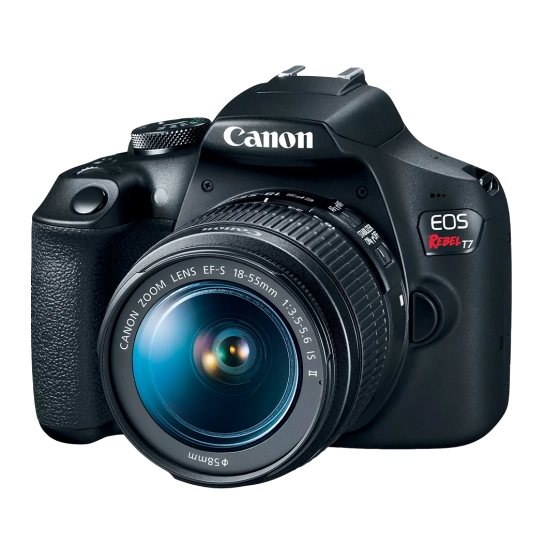 Фотоаппарат со сменным объективом Canon EOS Rebel T7 (1500D) DSLR Camera with 18-55mm Lens