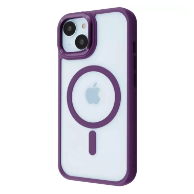 Чехол Proove Clear Essence Case with Magnetic Ring for iPhone 15 Deep Purple - цена, характеристики, отзывы, рассрочка, фото 1