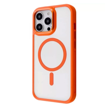 Чохол Proove Clear Essence Case with Magnetic Ring for iPhone 15 Pro Max Orange - цена, характеристики, отзывы, рассрочка, фото 1