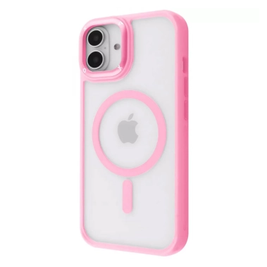 Чохол Proove Clear Essence Case with Magnetic Ring for iPhone 16 Pink Sand - цена, характеристики, отзывы, рассрочка, фото 1