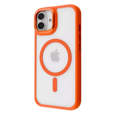 Чохол Proove Clear Essence Case with Magnetic Ring for iPhone 16 Orange - цена, характеристики, отзывы, рассрочка, фото 1