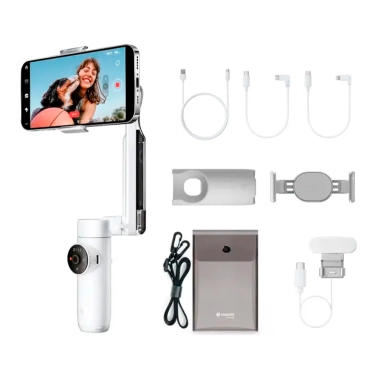 Ручний триосьовий стабілізатор для смартфонів Insta360 Flow Creator Kit White - цена, характеристики, отзывы, рассрочка, фото 1