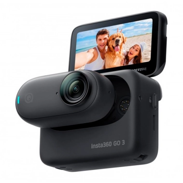 Екшн-камера Insta360 GO 3 Midnight Black 128GB (CINSABKA(128GB)BLACK) - цена, характеристики, отзывы, рассрочка, фото 1